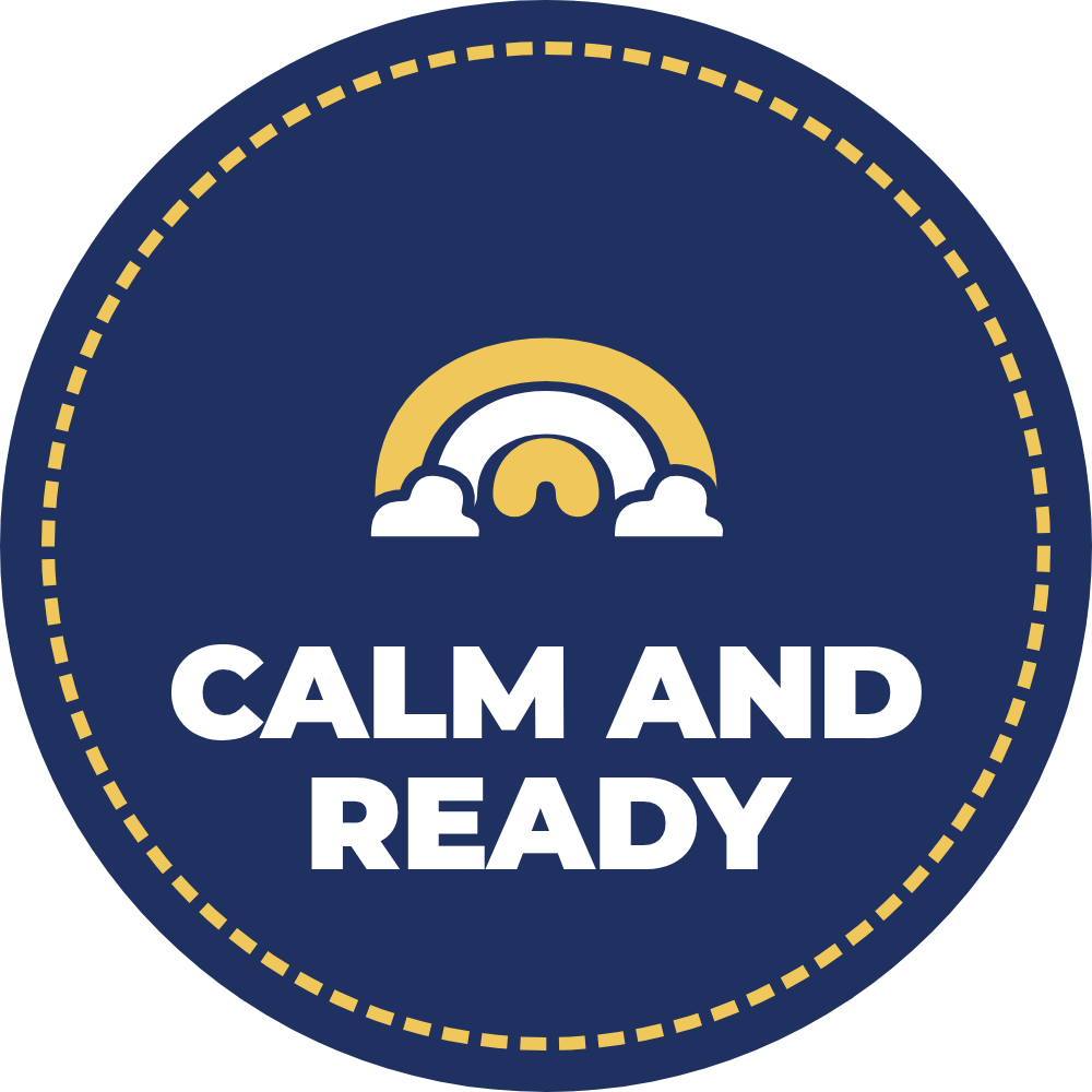 Calm and Ready badge